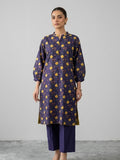 Midnight Bloom – 2-Piece Printed Summer Suit